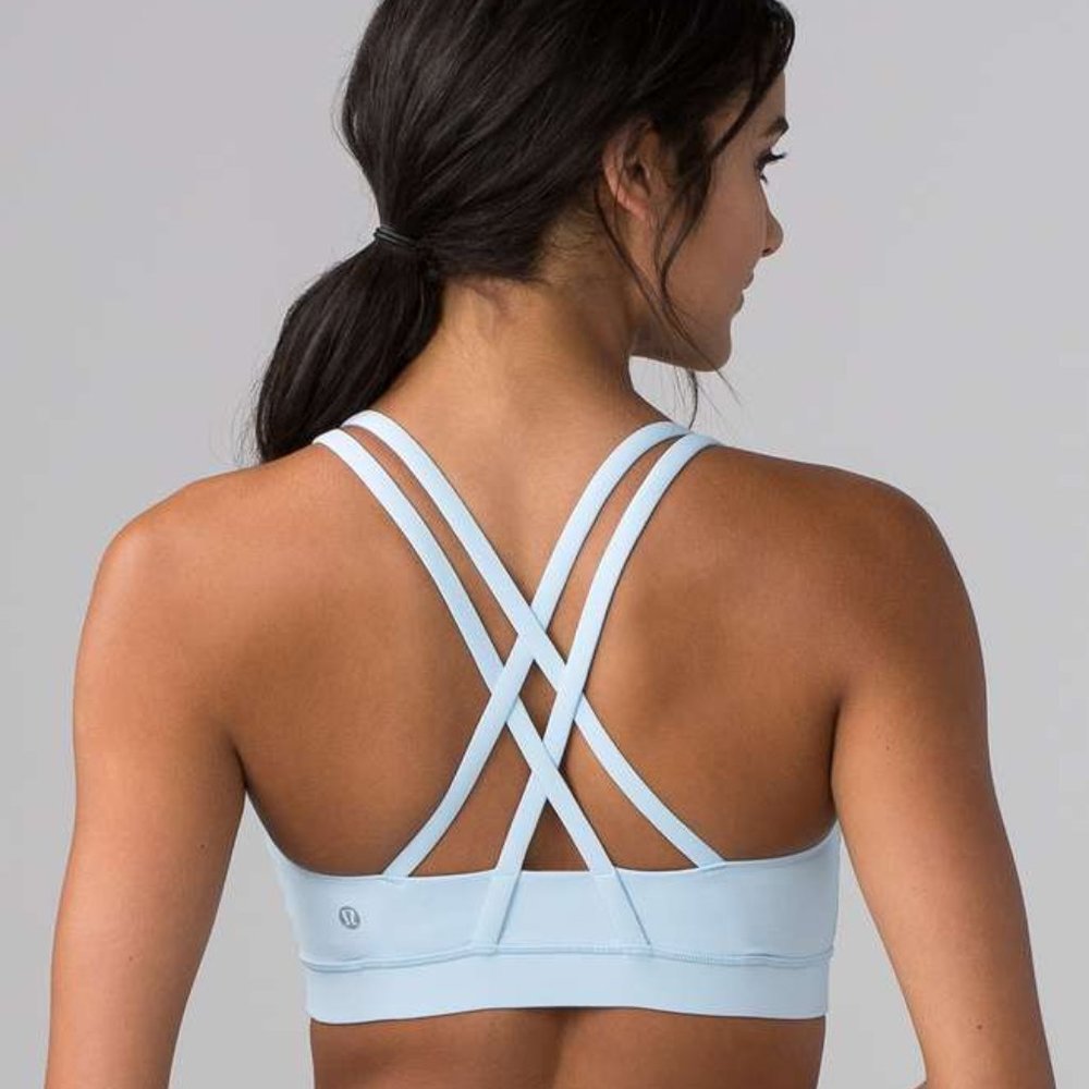 Lululemon Energy Bra Ice Milk - Size 4